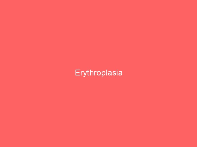 Erythroplakia